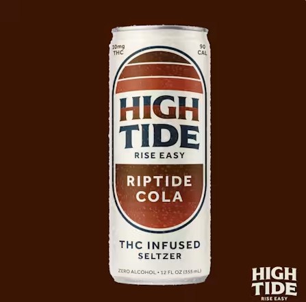 High Tide - Riptide Cola - 5mg/12oz - THC Infused Seltzer