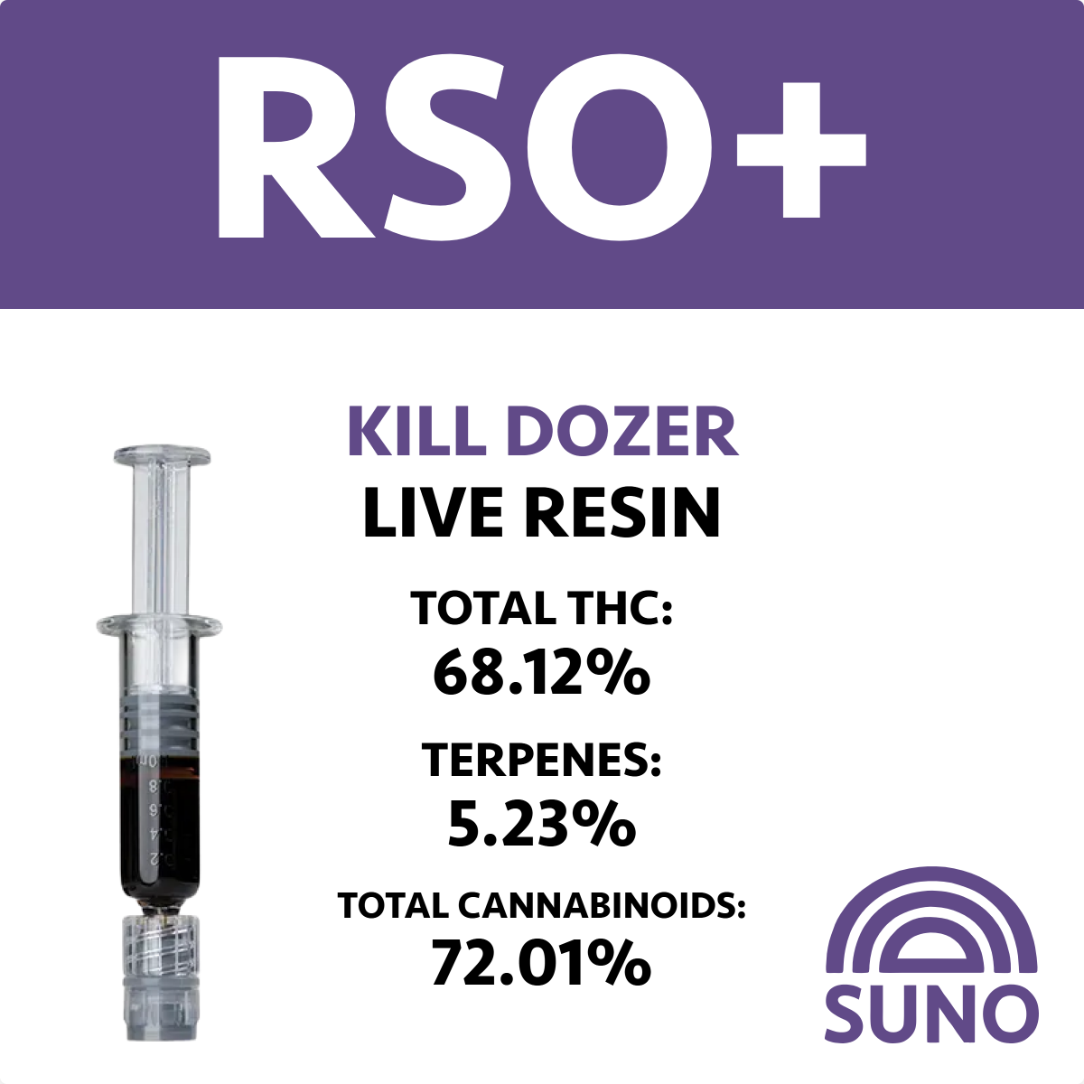 RSO + KILLDOZER LIVE RESIN DART