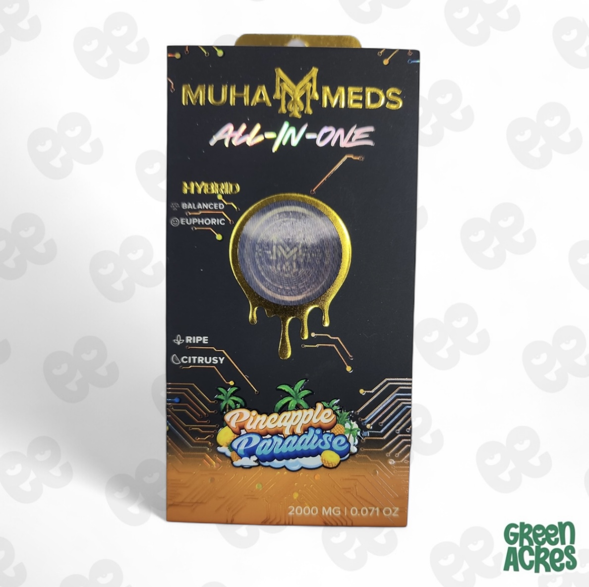 Muhameds: Pineapple Paradise 2G Vape Disposable