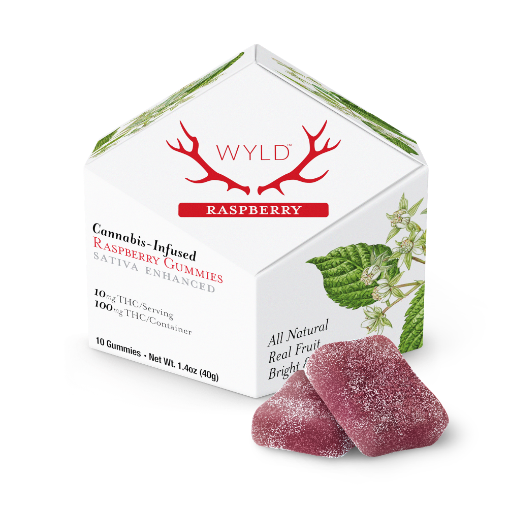 Wyld Gummies Raspberry (S) 100mg