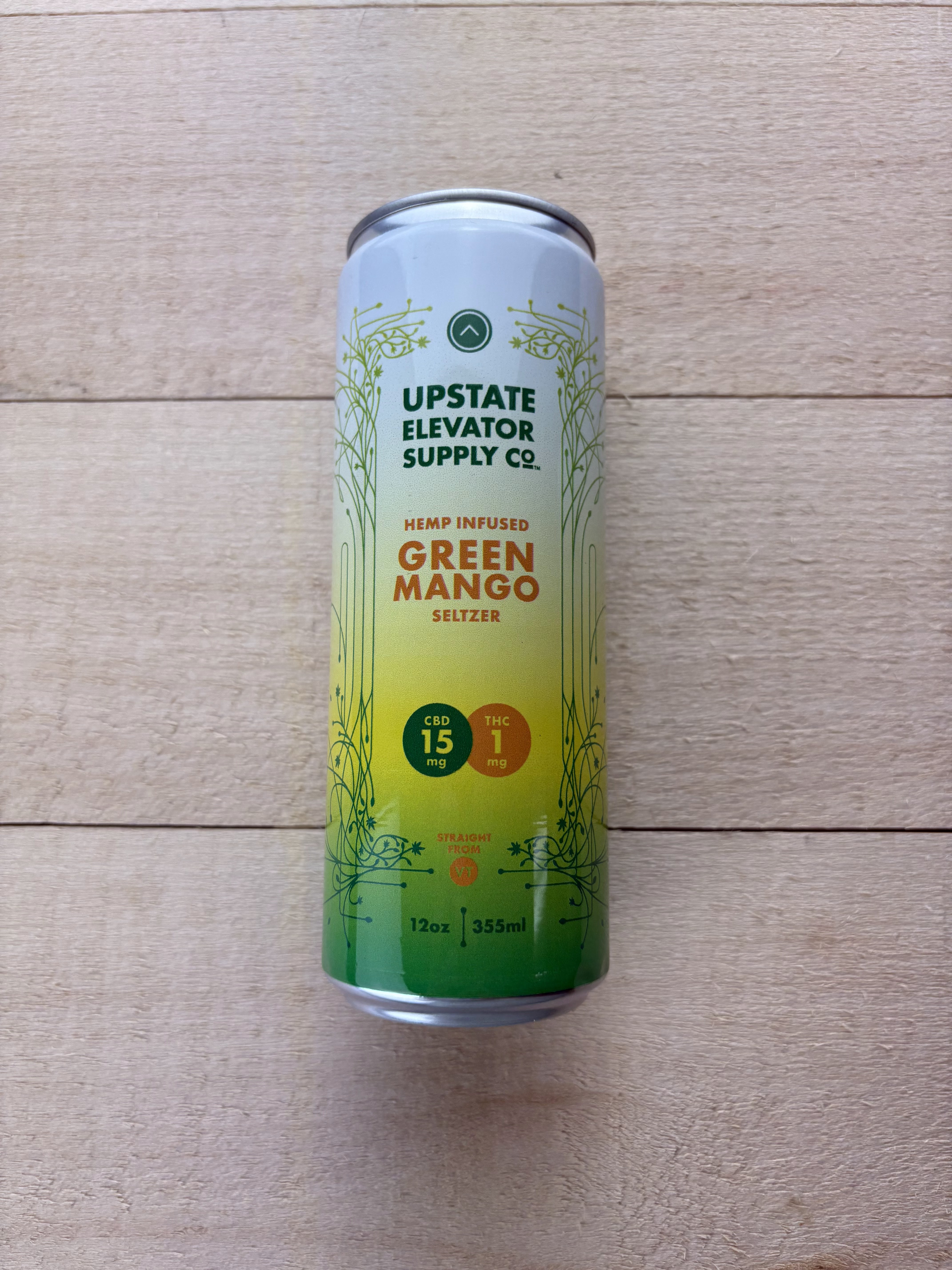 Upstate Elevator | 1mg Green Mango | Seltzer