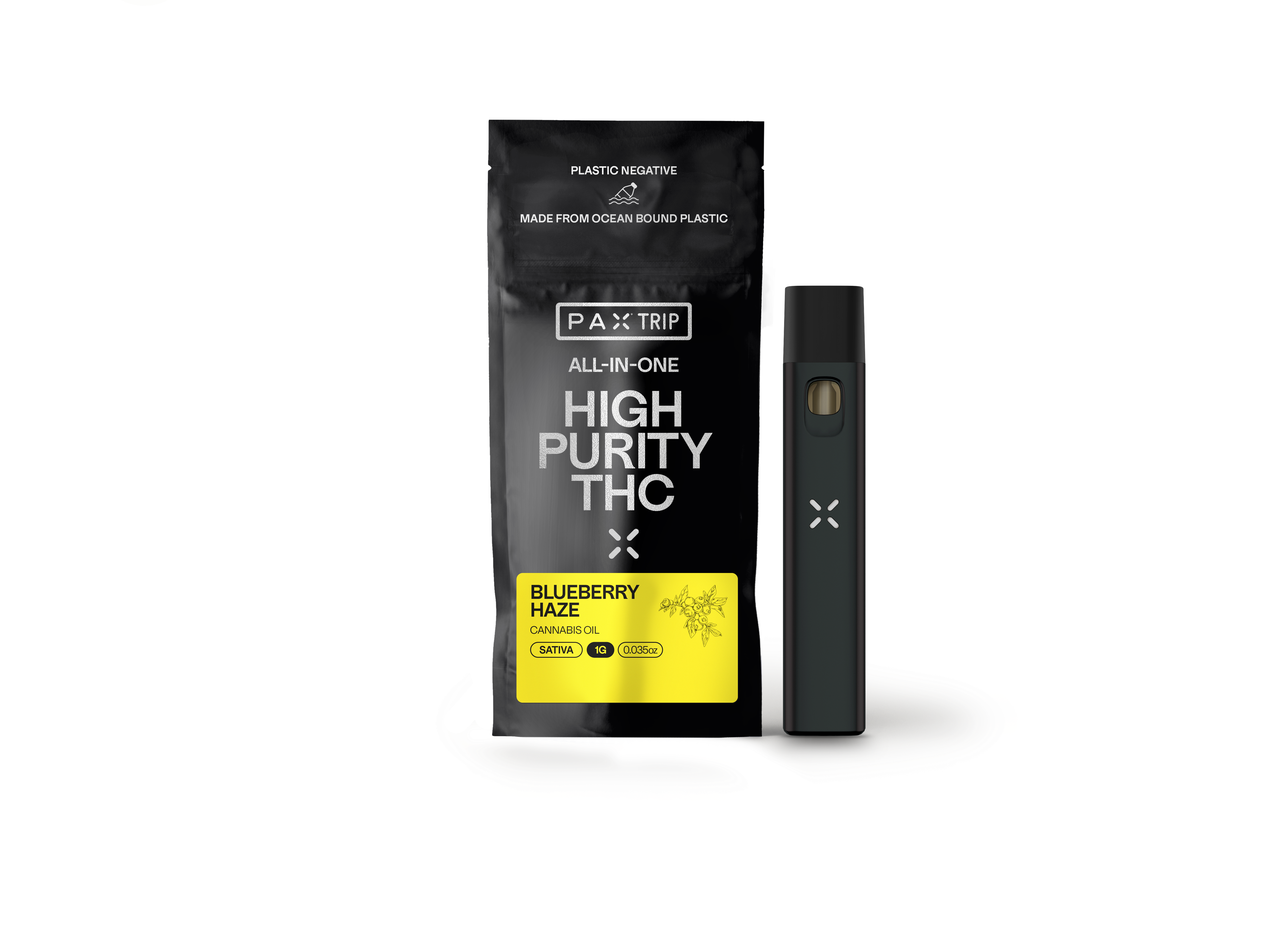 Blueberry Haze High Purity Disposable Vape | 1g - PAX