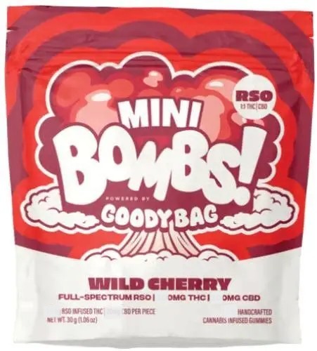 Gummy (BOMB) Wild Cherry 1:1 (THC/CBD) RSO 1pc | 50mg