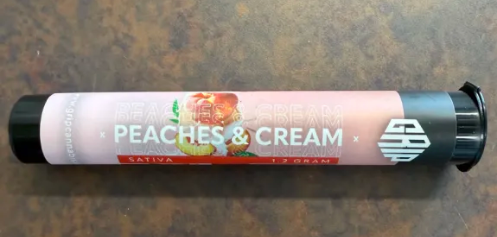 GRIP | Peaches And Cream | Liquid Diamonds Infused Pre-Roll | 1.2g | Hybrid