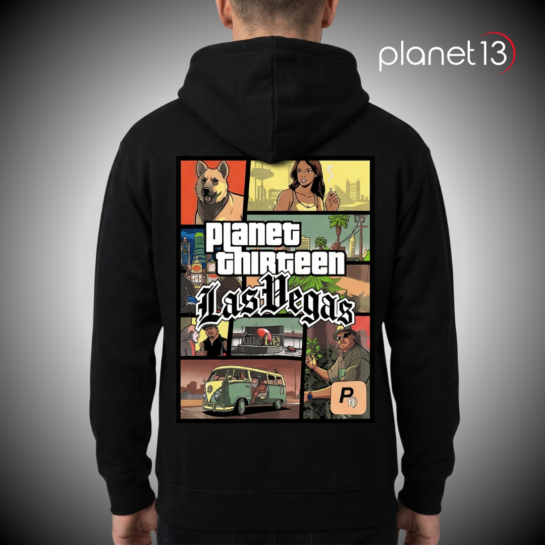 Black Grand Theft Planet Hoodie Small