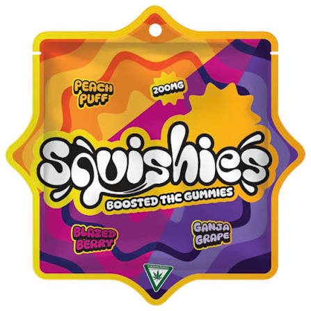 Squishies | 3-Flavored Multipack | Sativa | 200mg | Solventless Rosin | Gummies