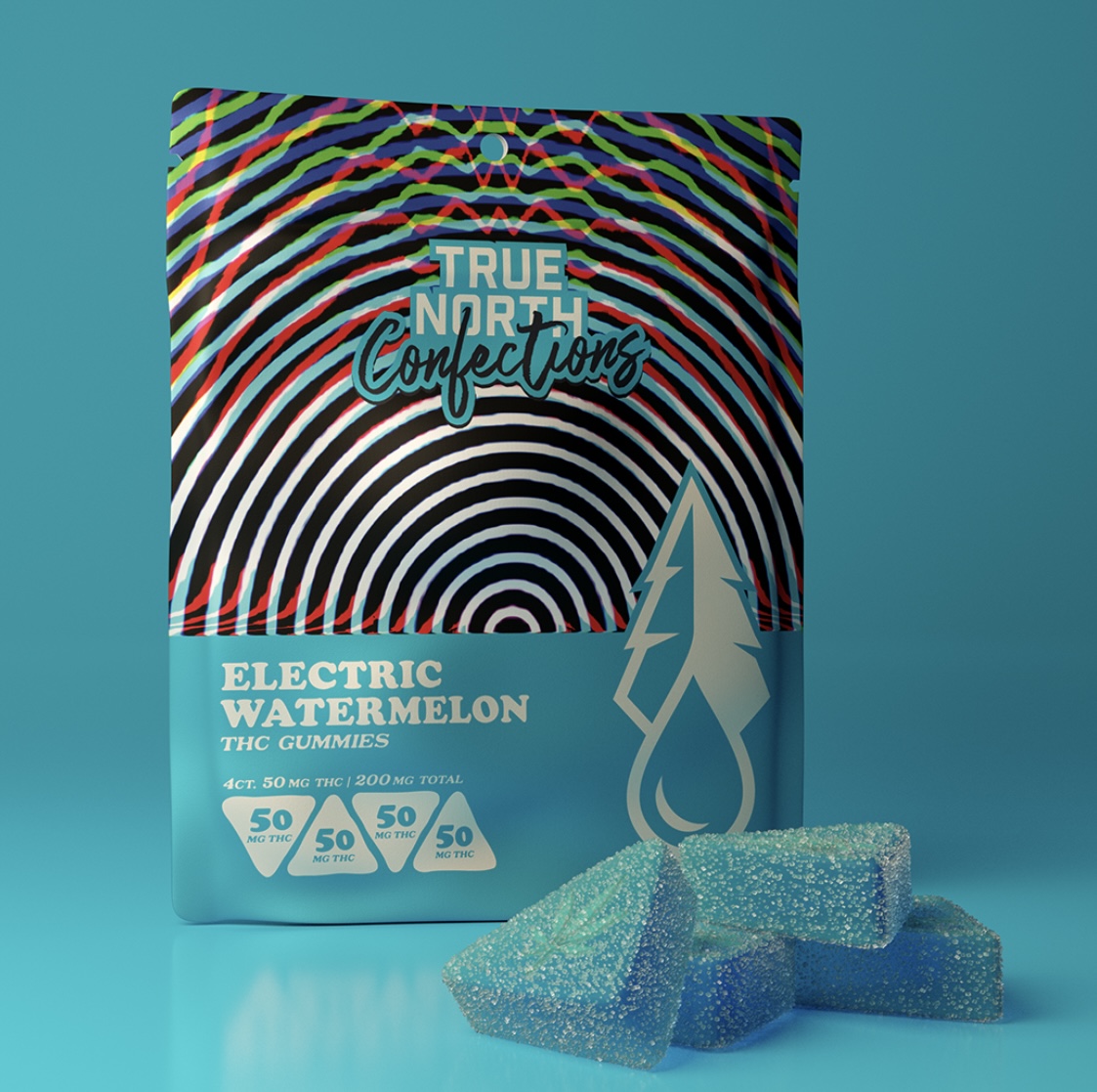 True North: Electric Watermelon Vegan Gummies 200MG