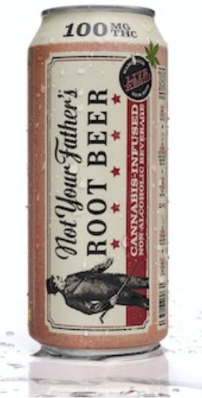 Not Your Father's Root Beer 16oz Soda 100MG THC