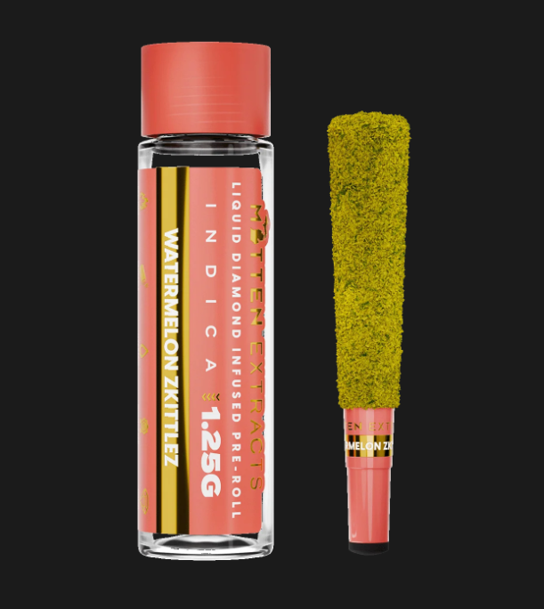 Mitten Extracts - Watermelon Zkittlez - 1.25g Infused Preroll