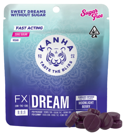NANO Dream 1:1:1 Sugar Free Moonlight Berry Gummies 300mg (10pk)