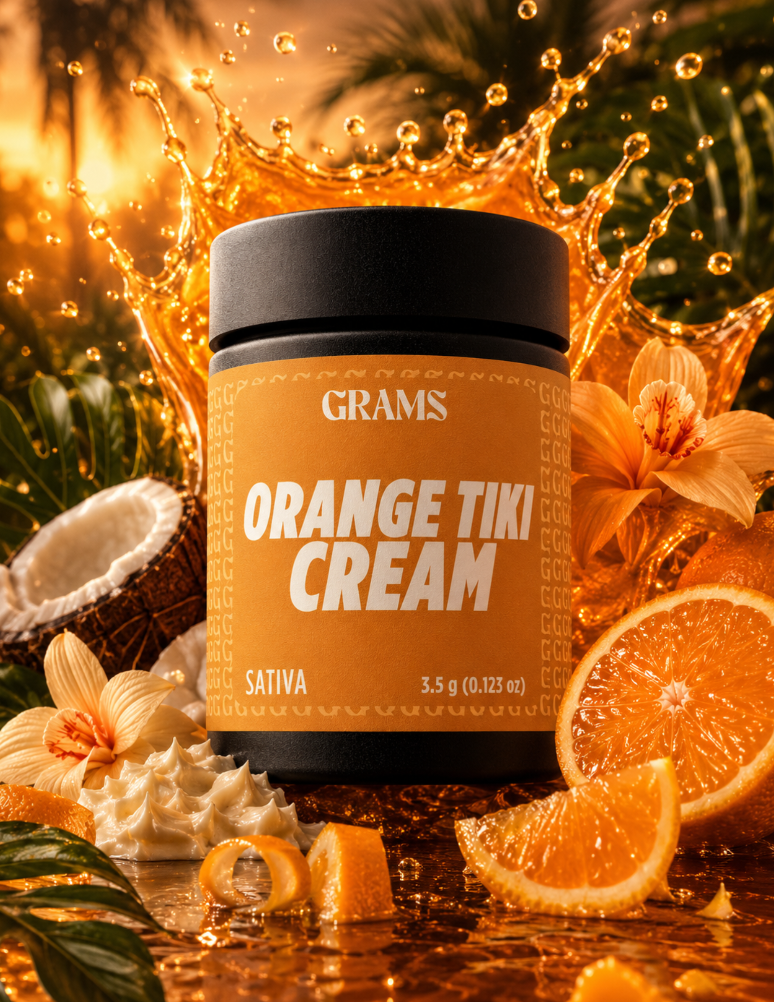 Grams | Orange Tiki Cream | Sativa | Flower | 3.5g
