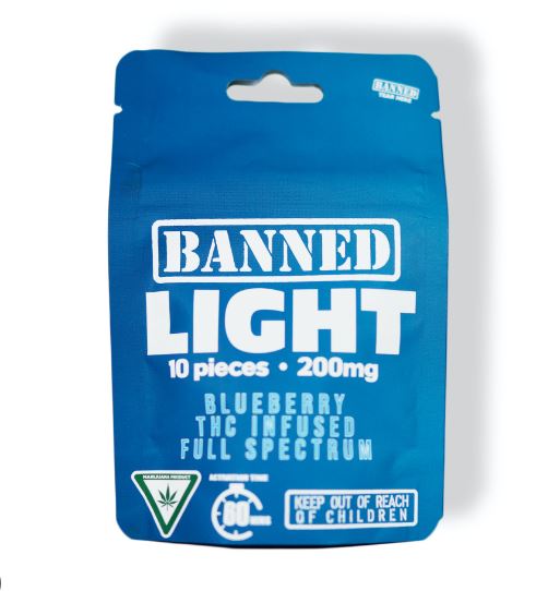 Light - Gummies - Blueberry 200mg 10pk