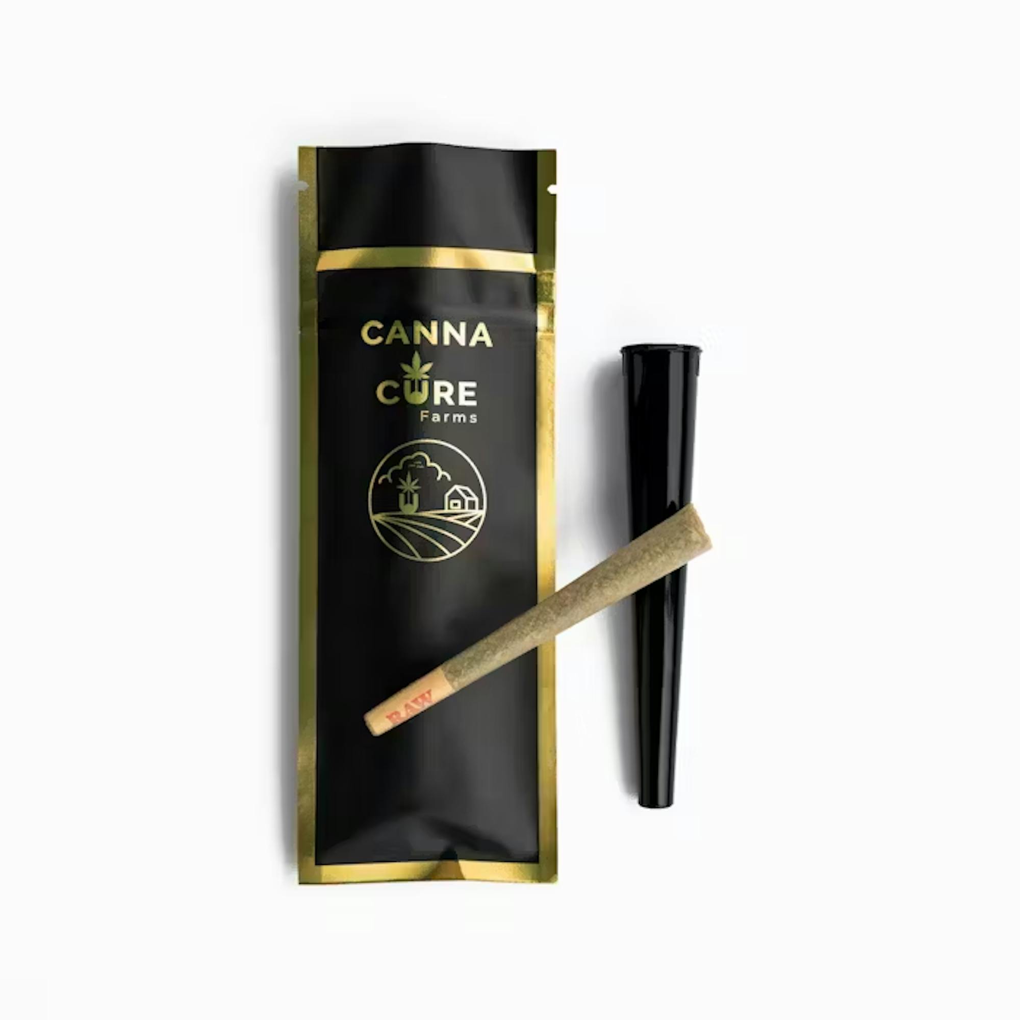 Canna Cure | Blueberry OG Liquid Gold Infused | Preroll