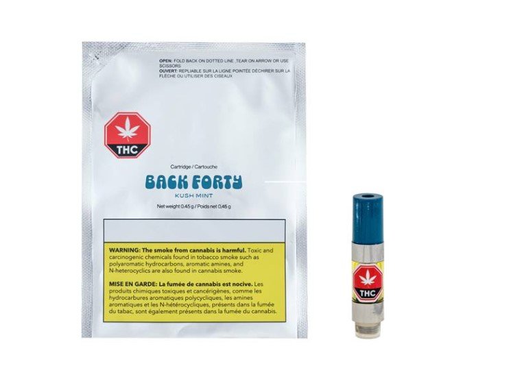 Back Forty : Kush Mint Hybrid Cartridge