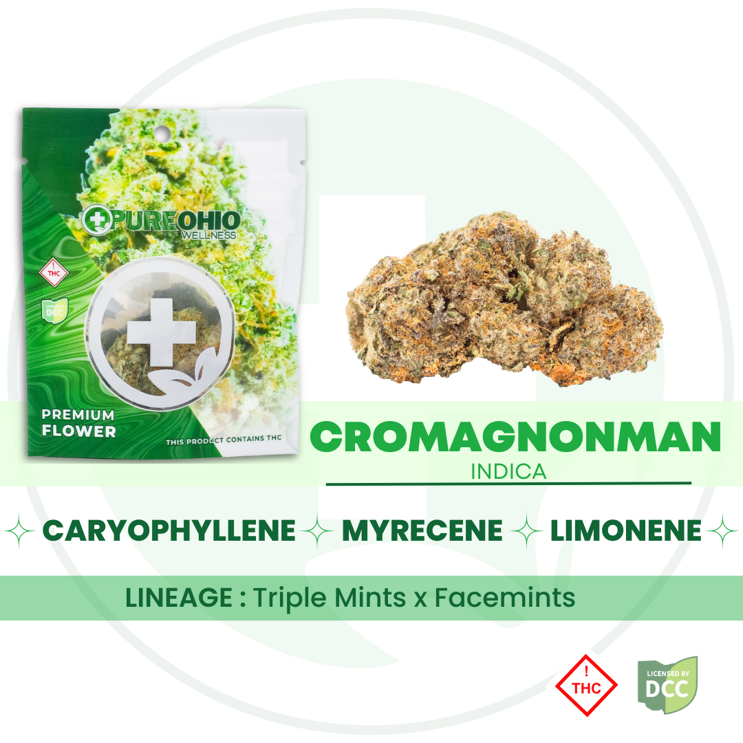 Cromagnonman (Indica) - 2.83g | Pure Ohio Wellness (Dayton)