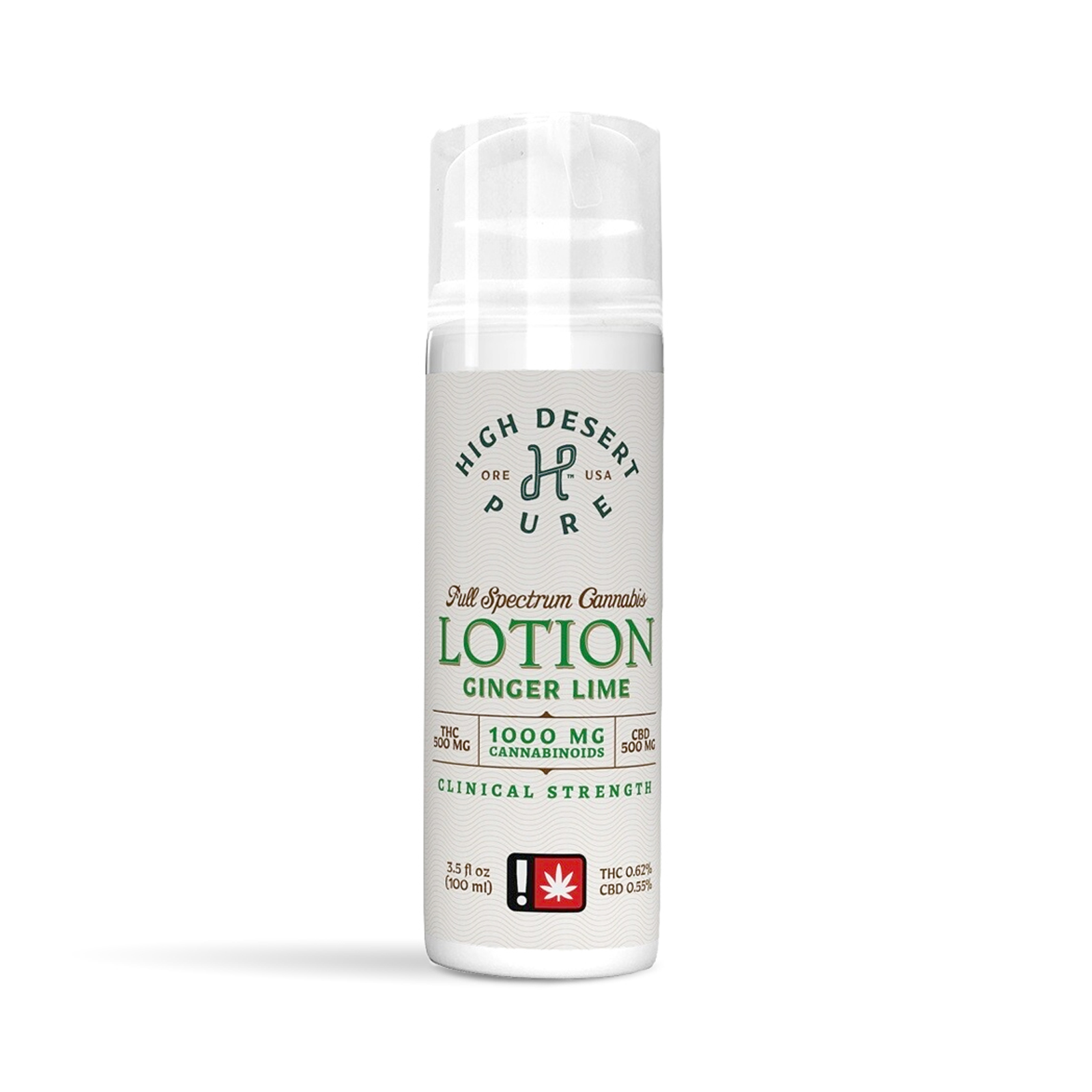 Ginger Lime Clinical Strength Lotion