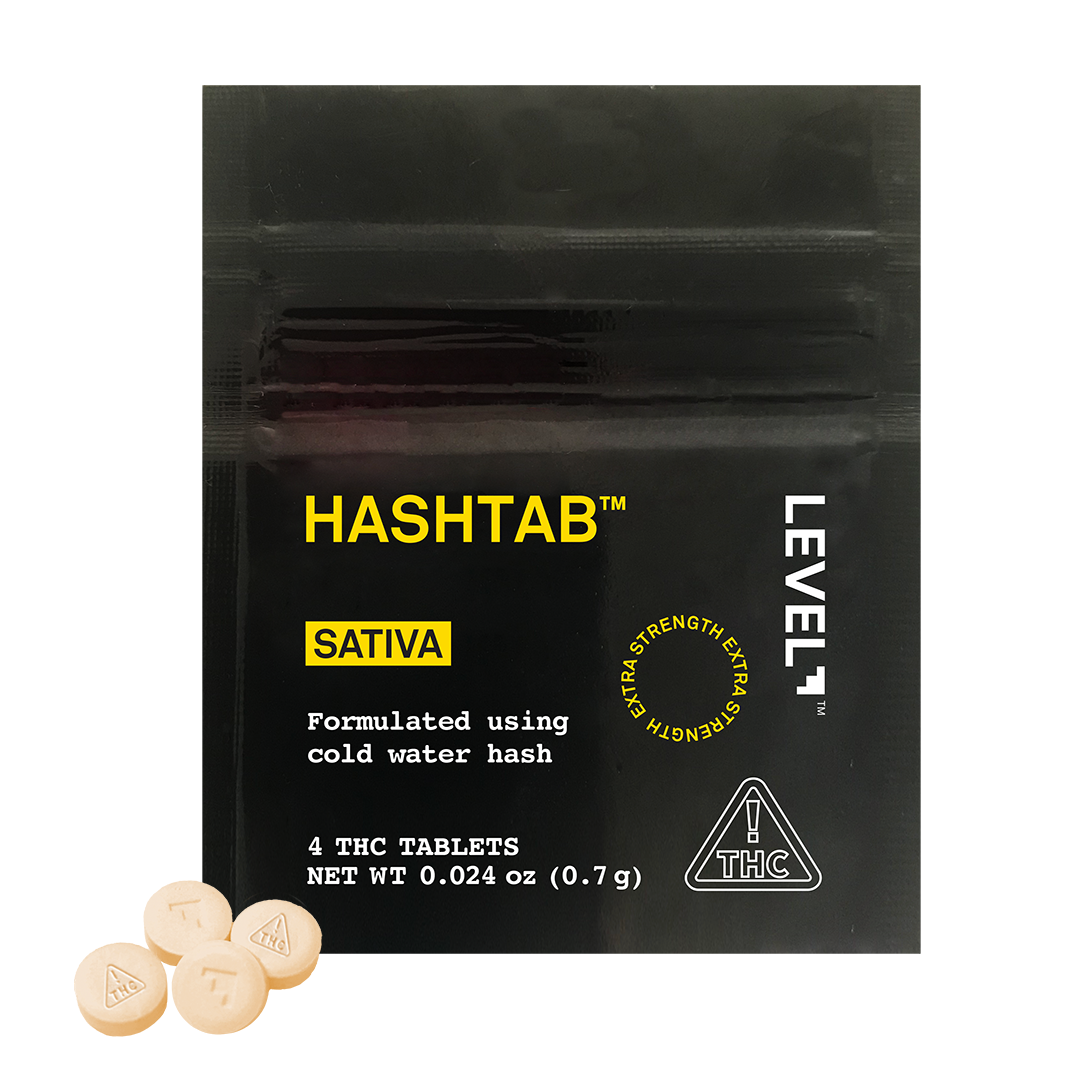 LEVEL Sativa Hashtab 25mg 4pk