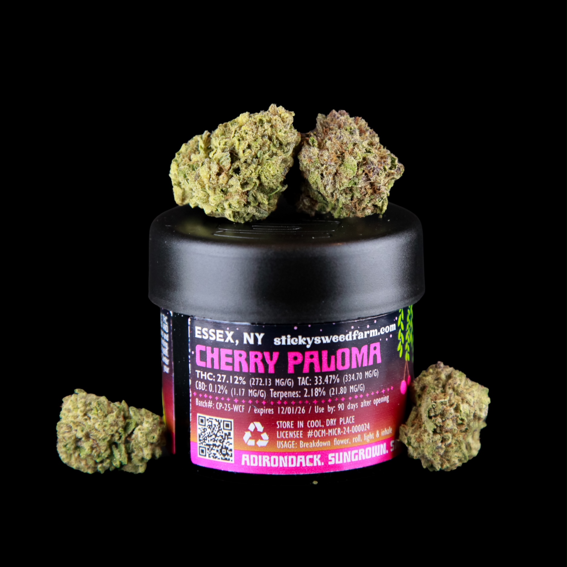 Sticky's Weed Farm | Cherry Paloma | Whole Flower