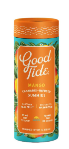 Good Tide by Wyld - Mango - 200mg Hash Rosin Gummies (10x20mg)
