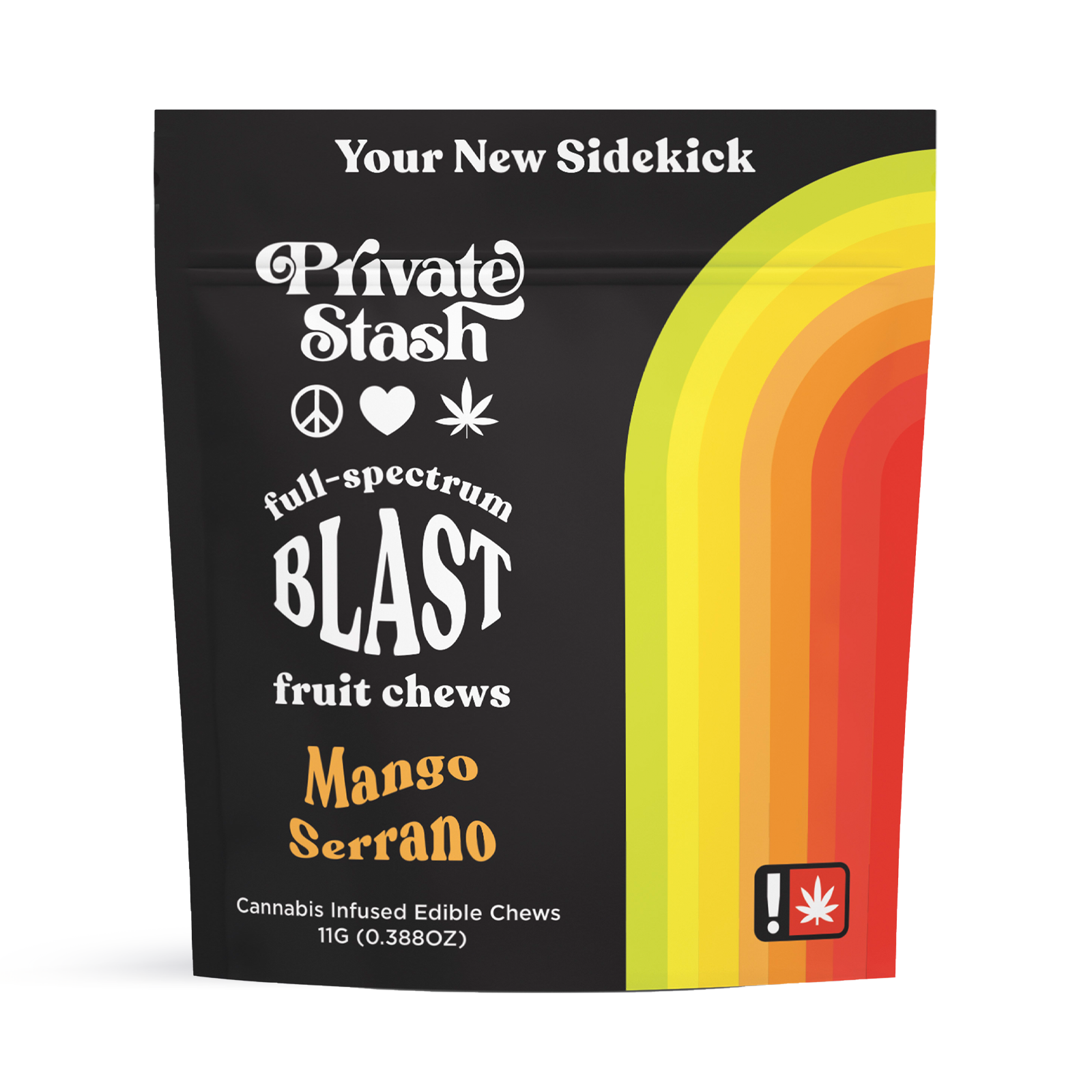 Private Stash: Mango Serrano Full Spectrum Fruit Chew Blast