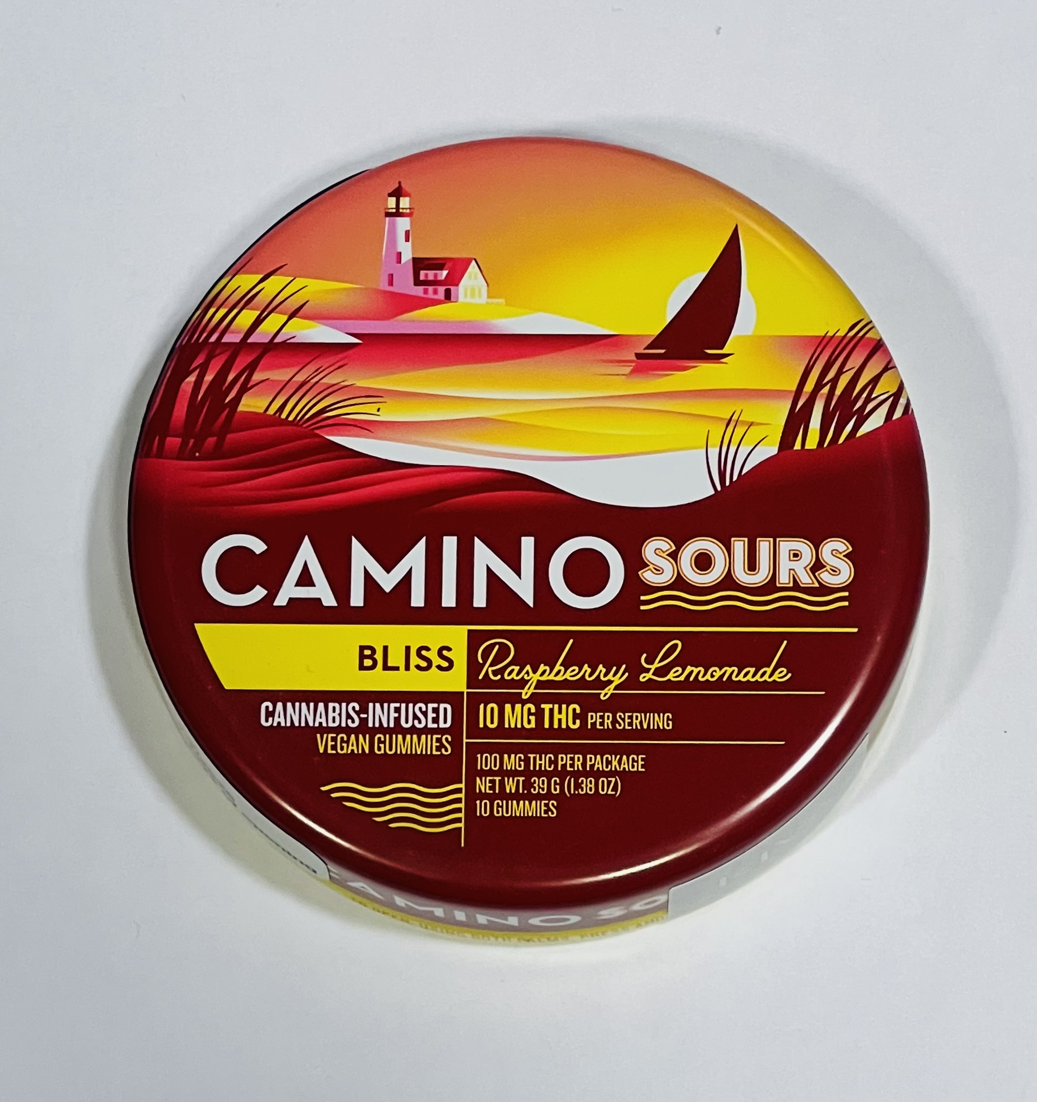 Camino Sours Gummies | Raspberry Lemonade (Bliss) | 100mg