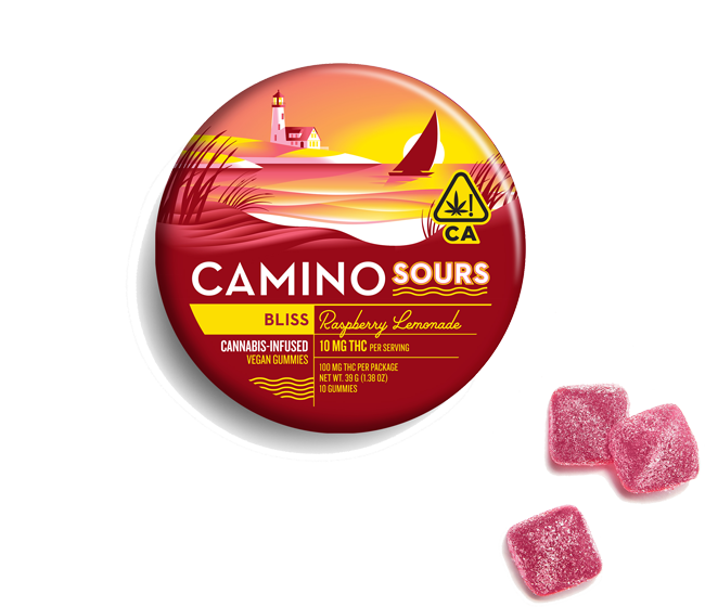 Camino - Raspberry Lemonade (h) - Sour Gummies - 100mg