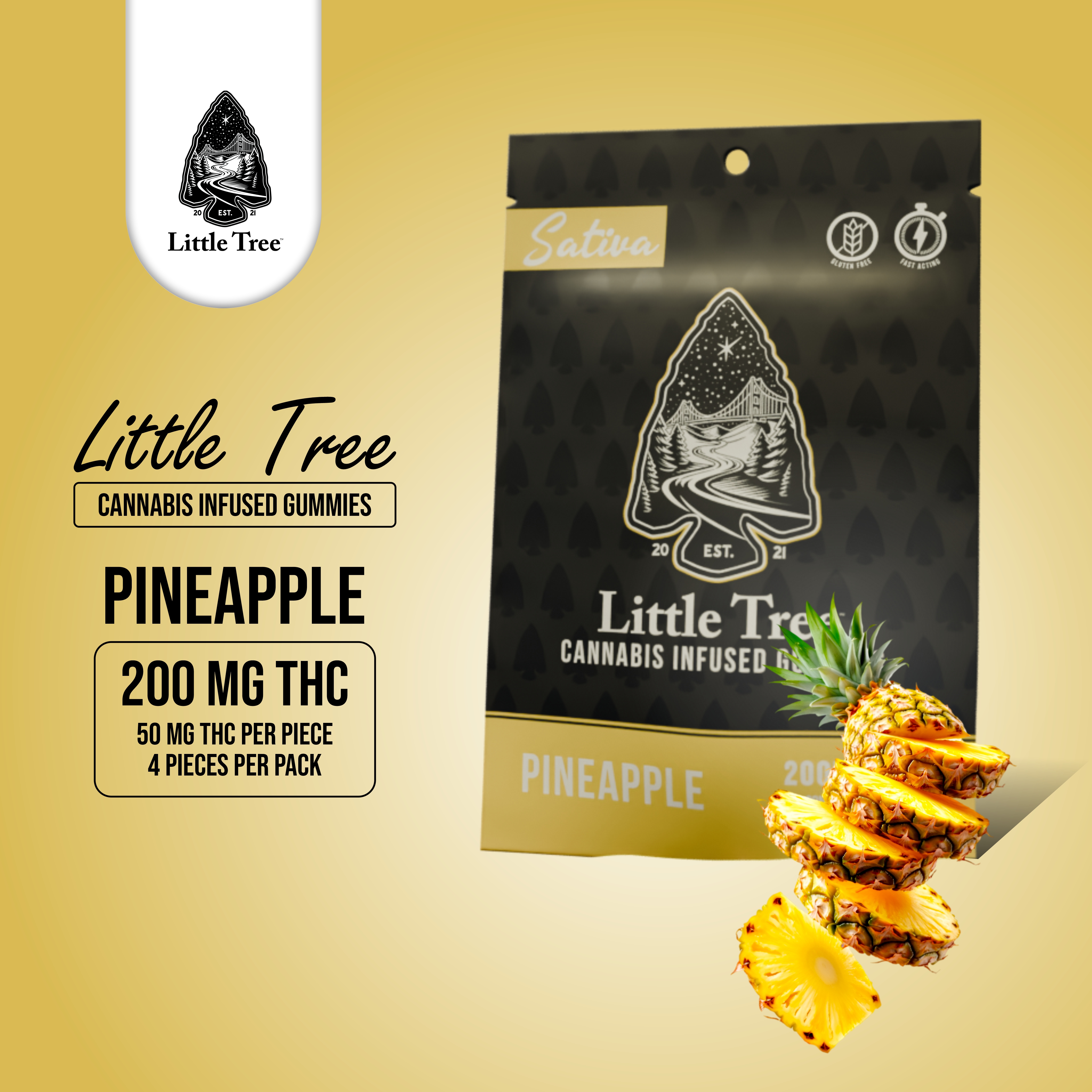 Pineapple Distillate 200mg