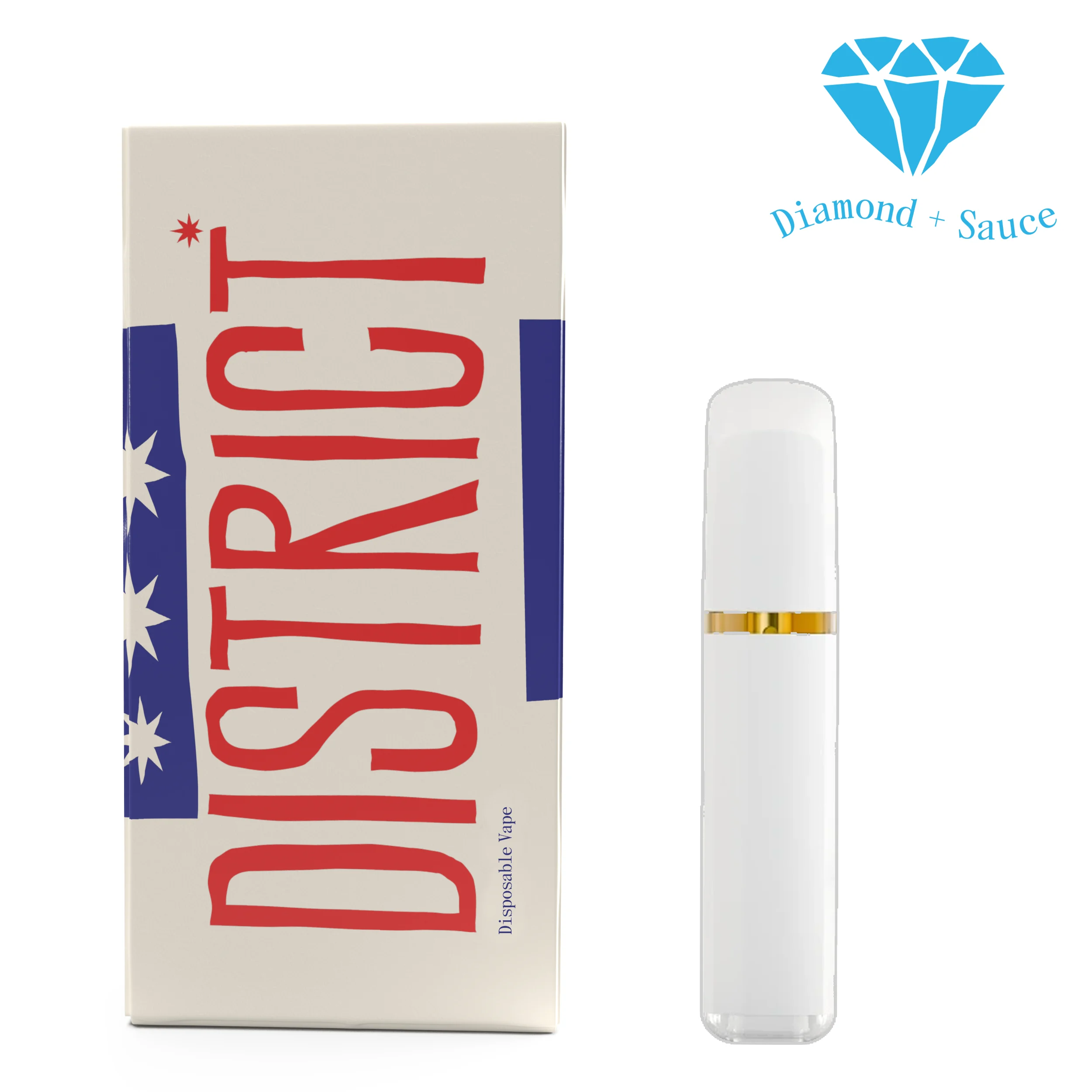 District Cannabis Pave Liquid Diamonds & Sauce Disposable 1g