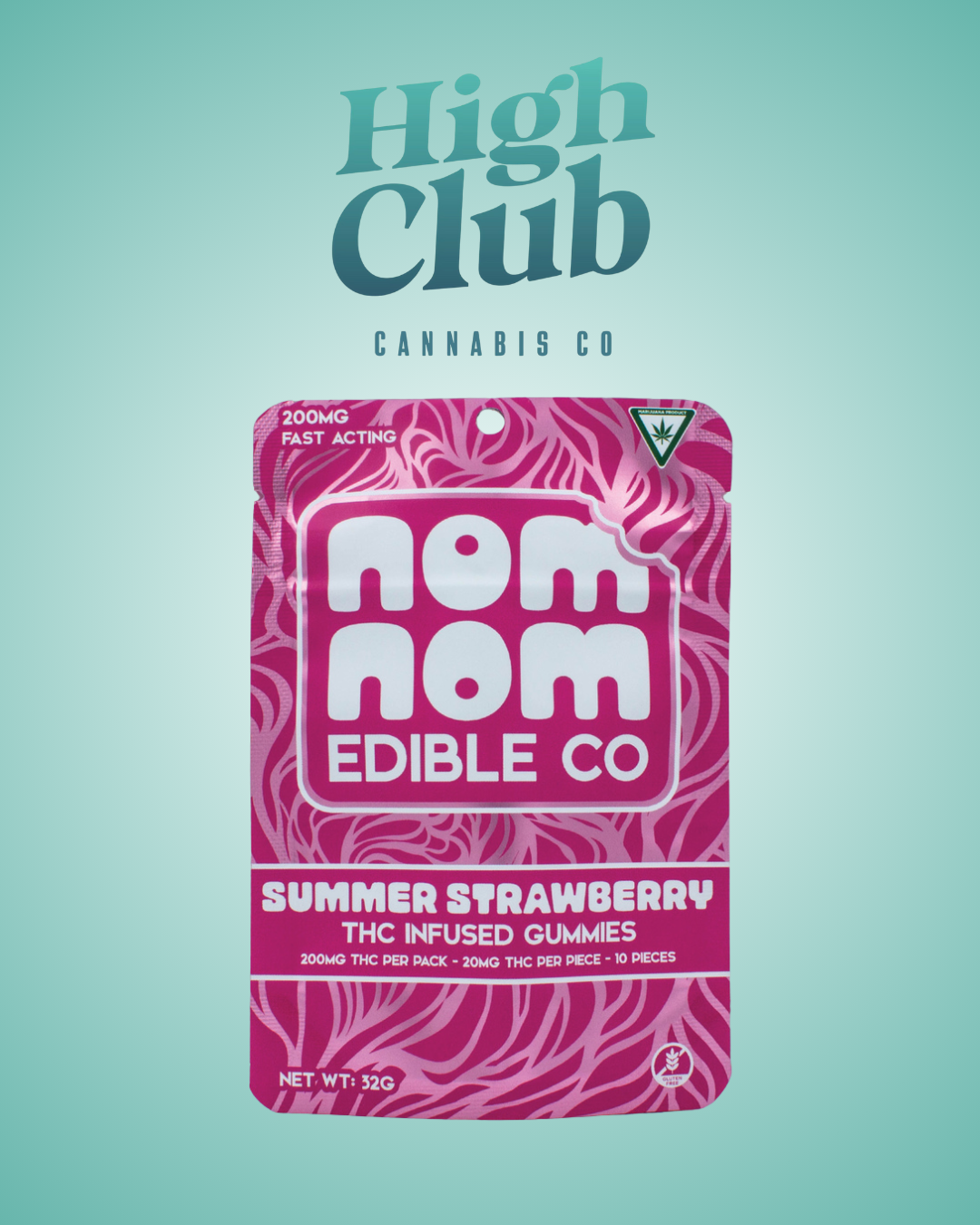 Summer Strawberry | 200MG Live Resin Gummy