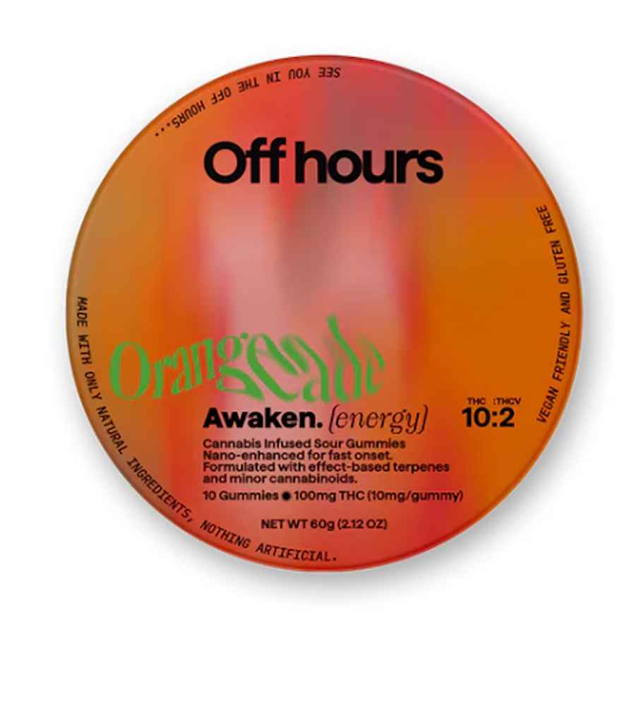 10pk THC Gummies(10mg) V,GF-Awaken (energy)