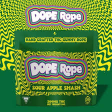 Dope Rope | Sour Apple Smash | 200mg | Gummies