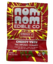 Nom Nom: Cherry Yuzu 200MG Energy Gummies