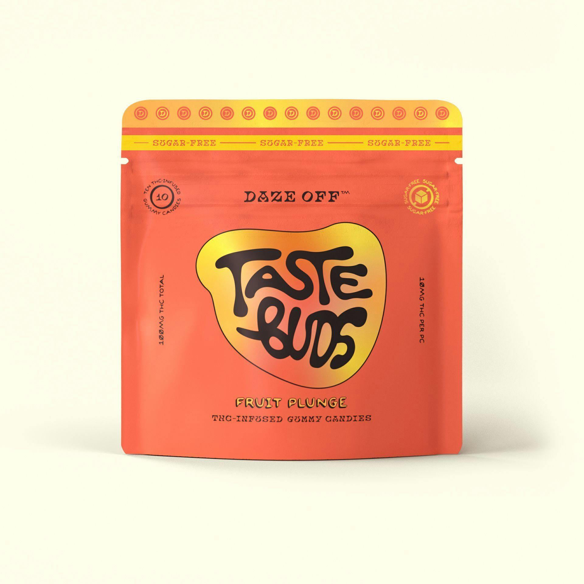 Daze Off Gummies Fruit Plunge - Sugar Free 100mg