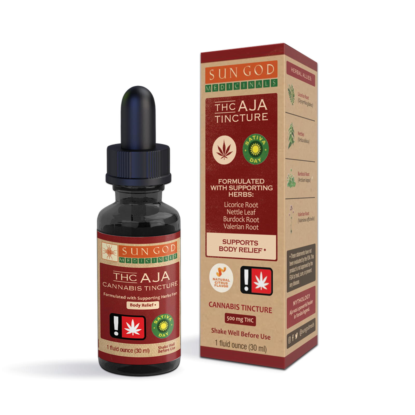 Aja Body Relief Sativa Tincture