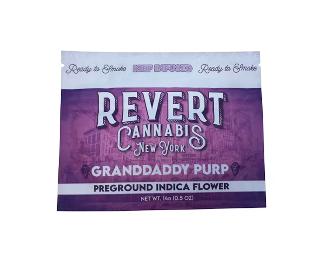 Revert | Granddaddy Purp | Kief Infused Ground Flower 14g