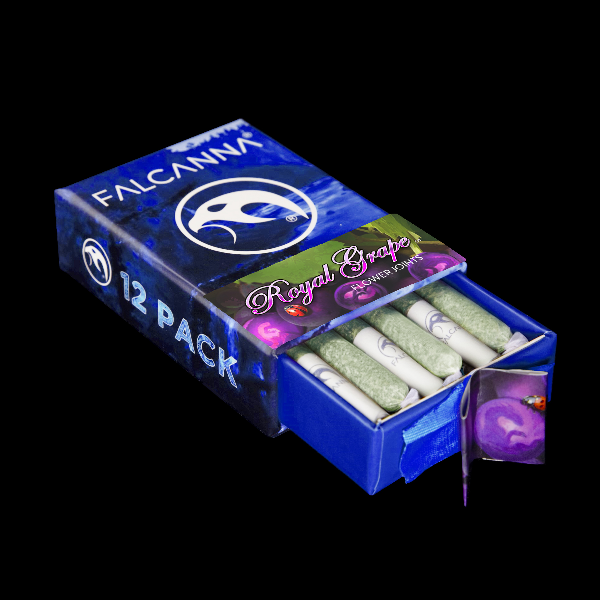 FALCANNA - Royal Grape Pre-Roll 12-Pack | 7.2g
