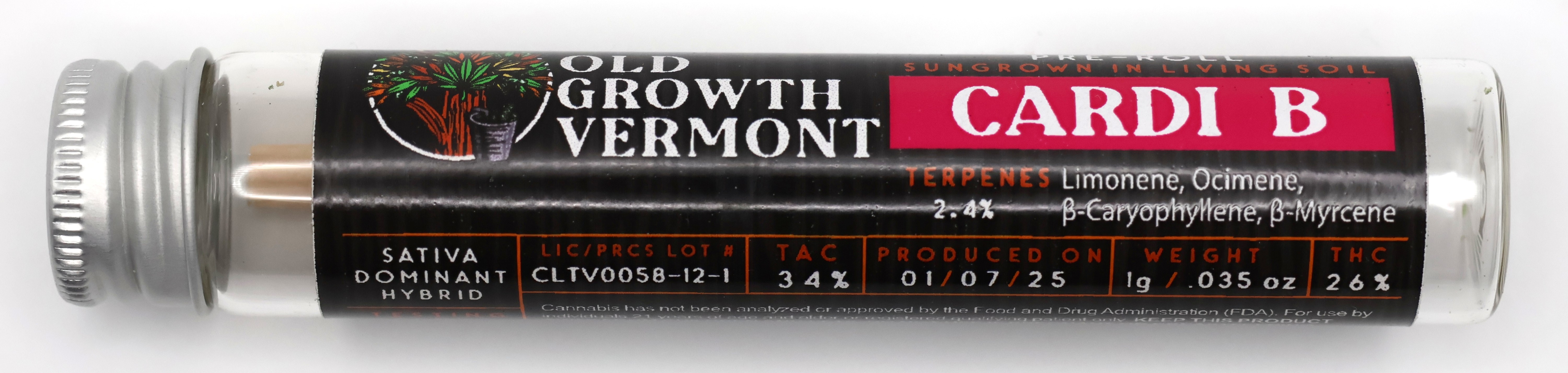Cardi Pre Roll