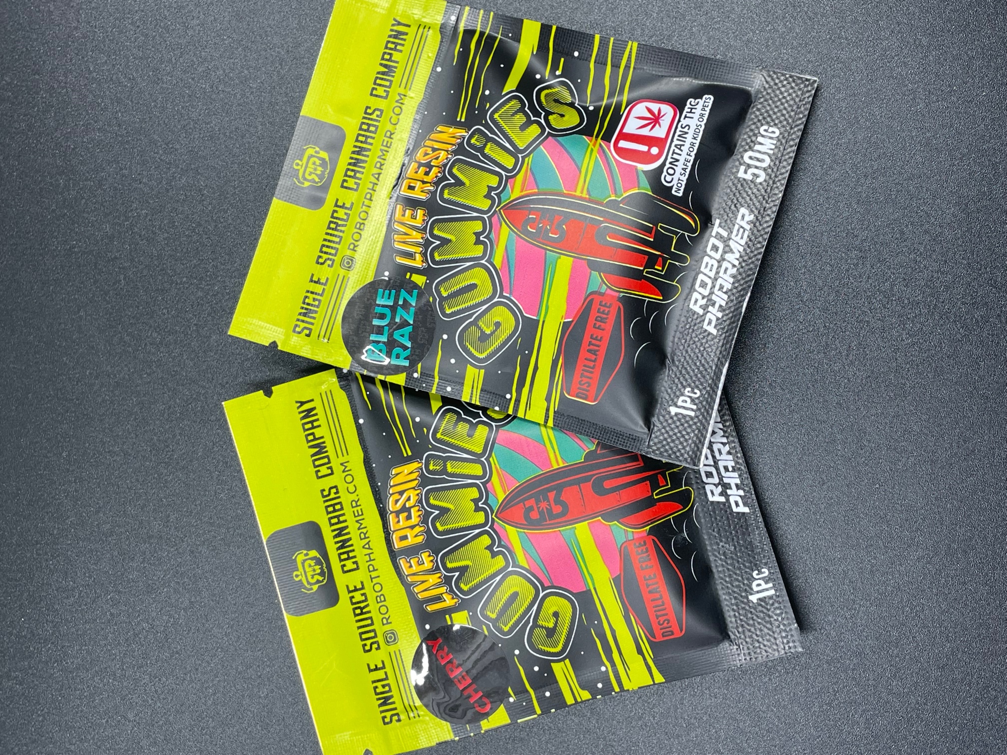 50mg Live Resin Single Gummy