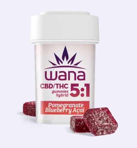 Pomegranate Blueberry Acai 5:1 20-Pack Gummies  | 100mg