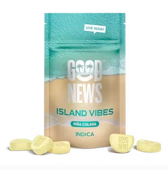 Island Vibes - Pina Colada Live Resin - Good News Gummies