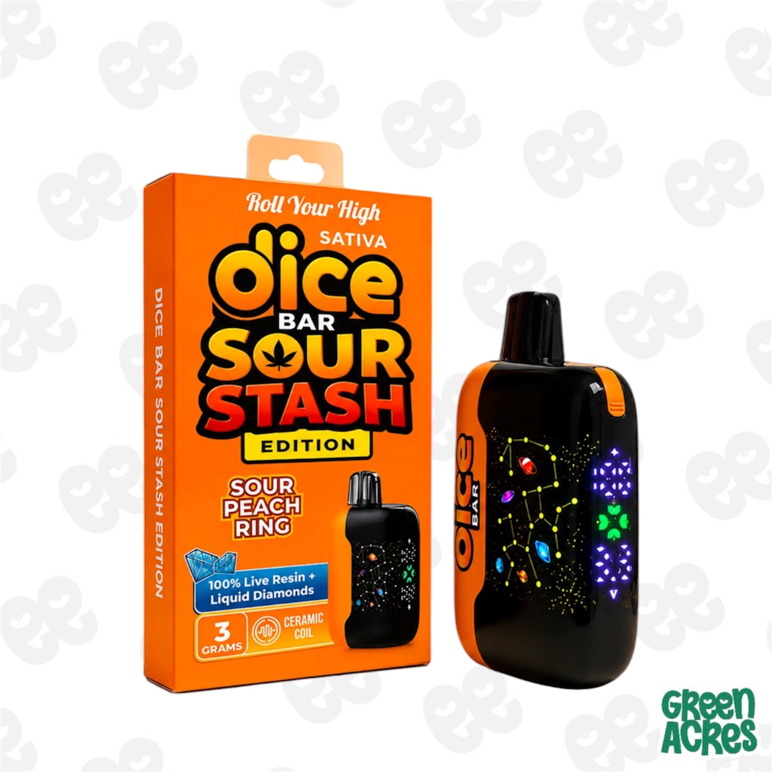 Sour Peach Rings 3G Cart