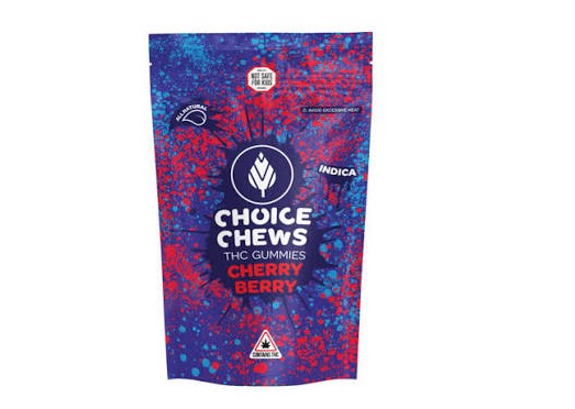 Choice Chews - Chronic Cherry Berry  (Indica) 100mg