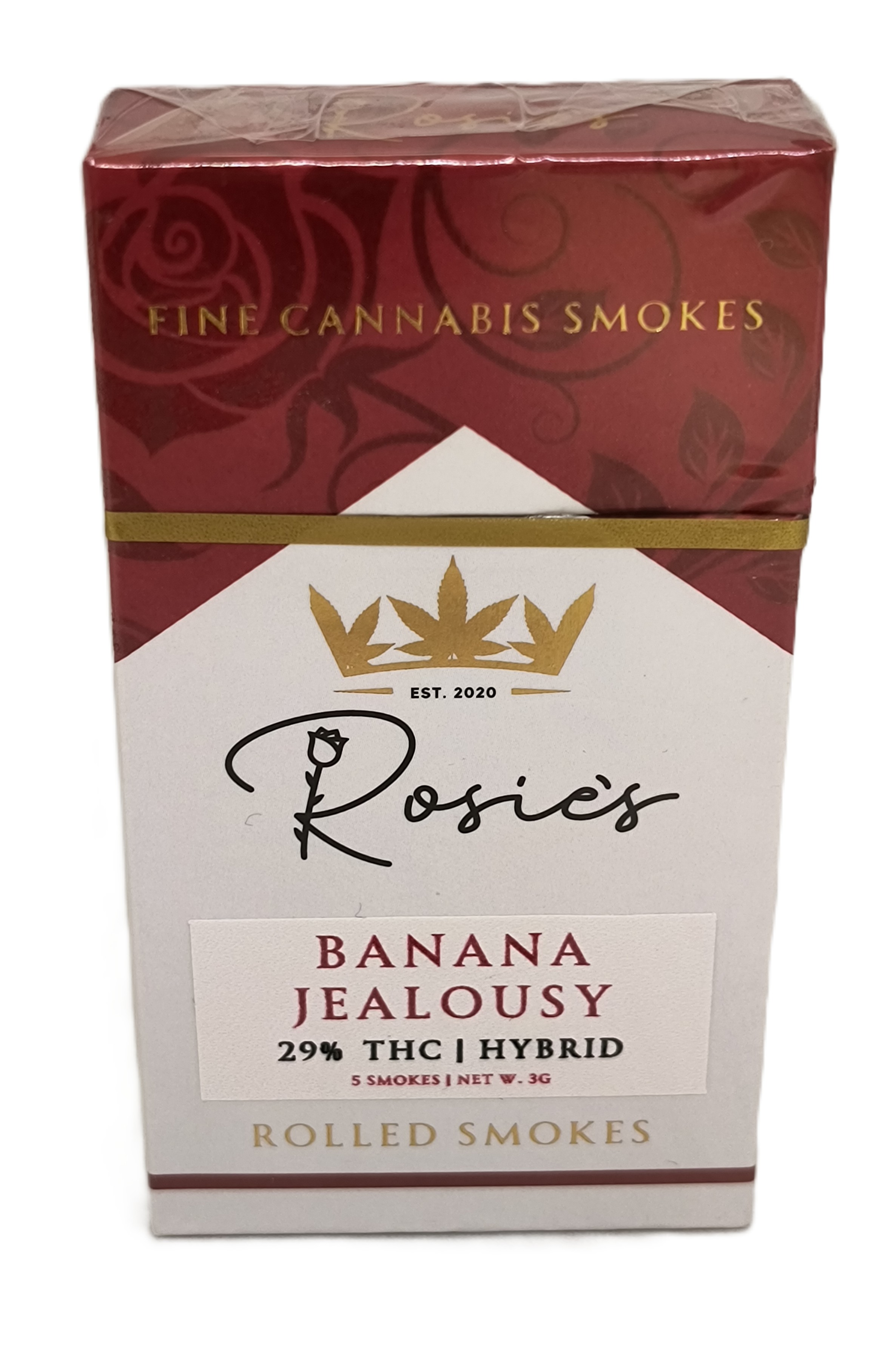 Banana Jealousy Pre-Roll 5-Pack | Rosie's