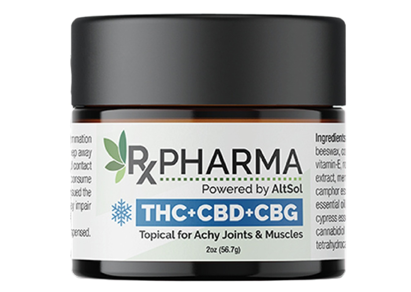高体感 h4CBH CRDP CNP THXE CRDh ca cbd Rx Pharma | Max Strength Cooling Topical | 600mg | Kanacare