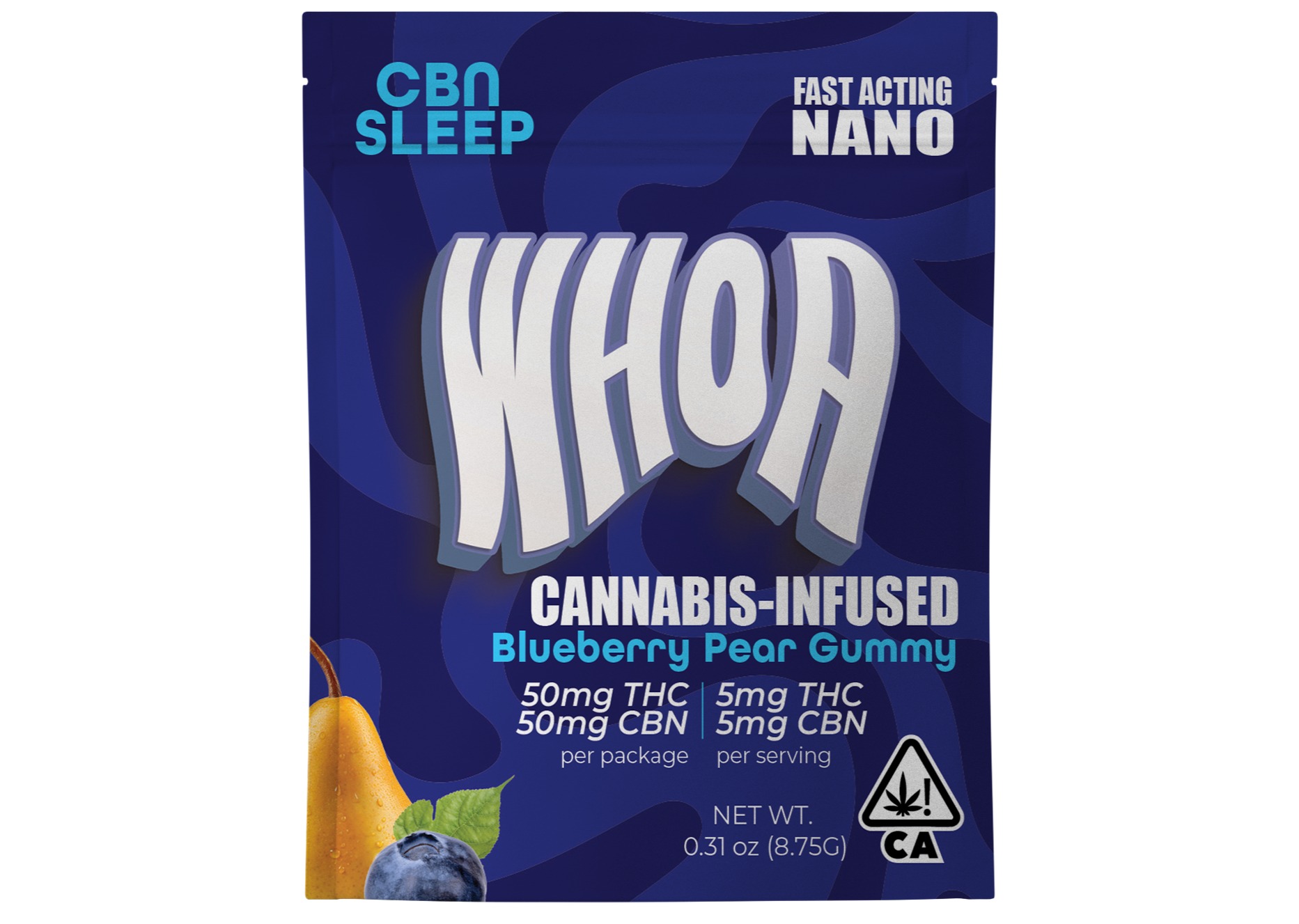 Pear Blueberry 1:1 CBN Sleep Gummy