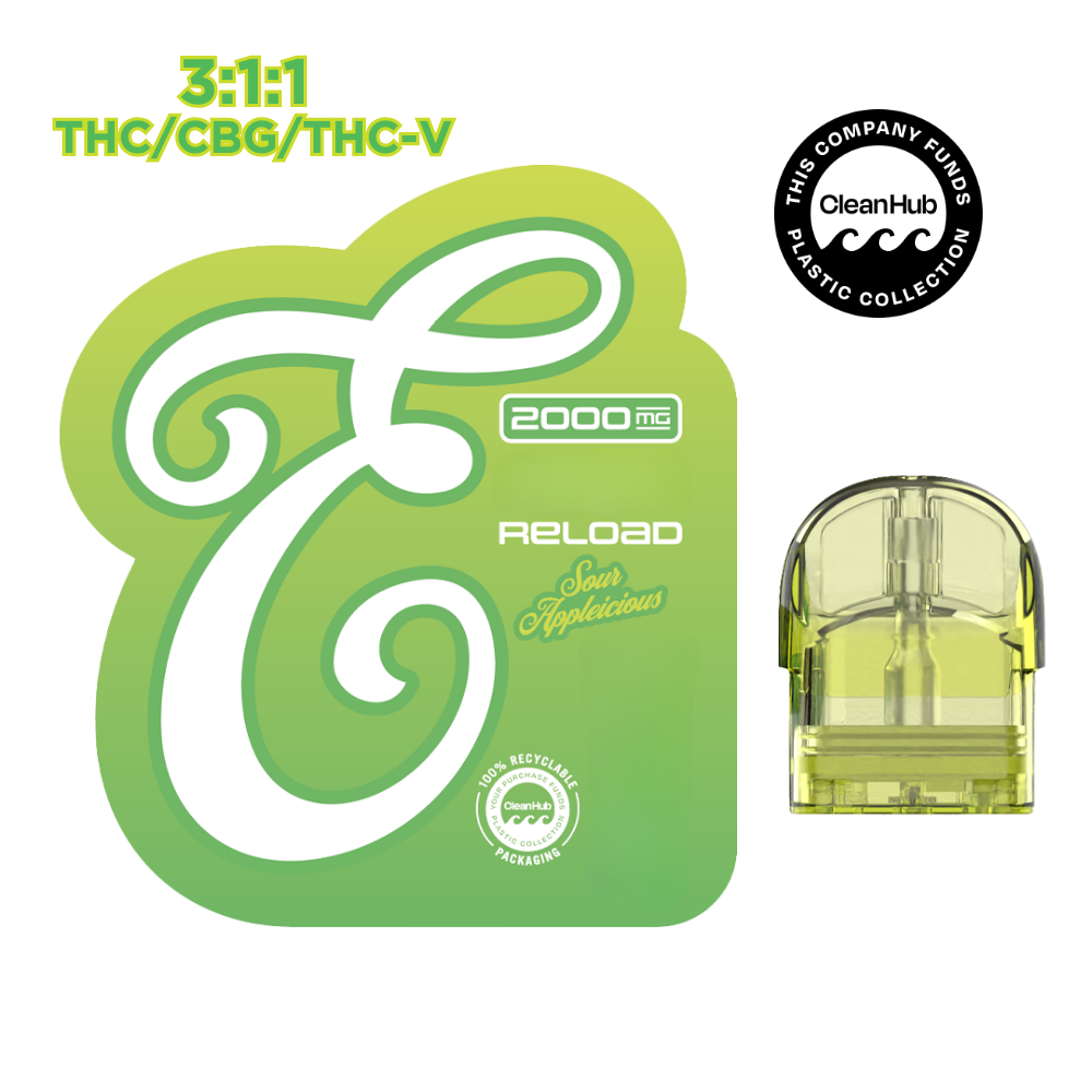 1000mg Reload Fusion Sour Appleicious