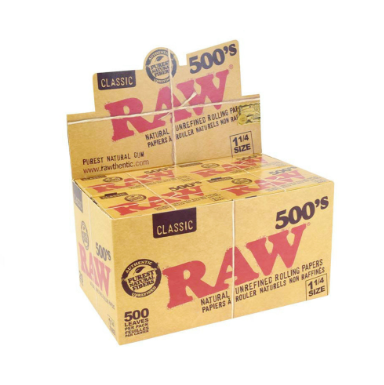 RAW Classic Creaseless 500's Papers | 500pc
