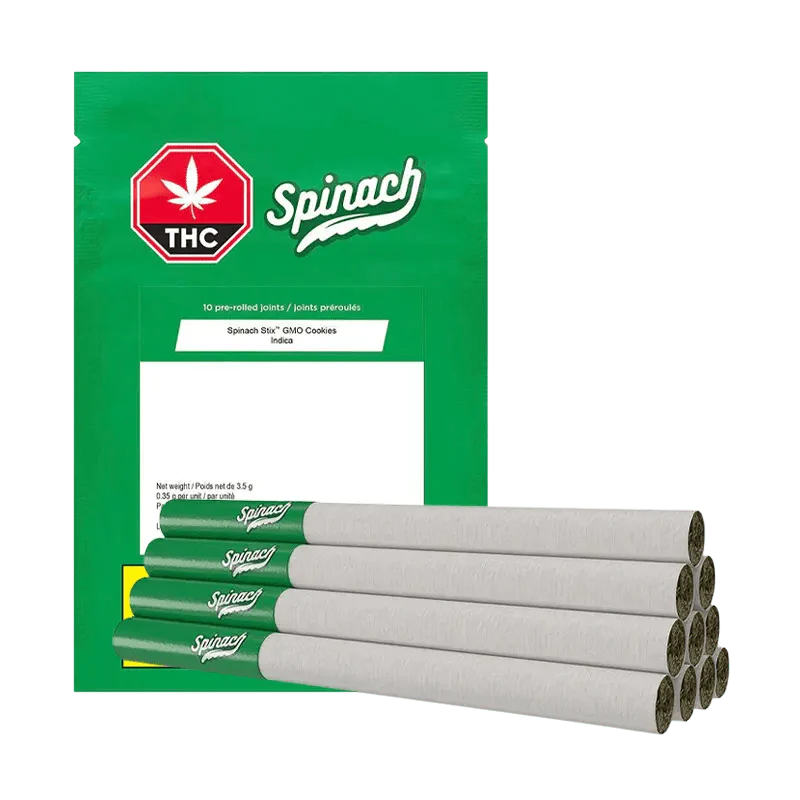 Spinach | GMO Cookies Stix Pre-Roll 10-pack | 4g
