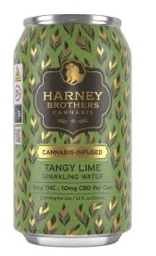 Harney Brothers l Sparkling Water l Tangy Lime 10mgTHC:10mgCBD