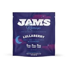Jellies Remix 100mg (THC:CBN:CBD) 10ct Lullaberry Blackberry